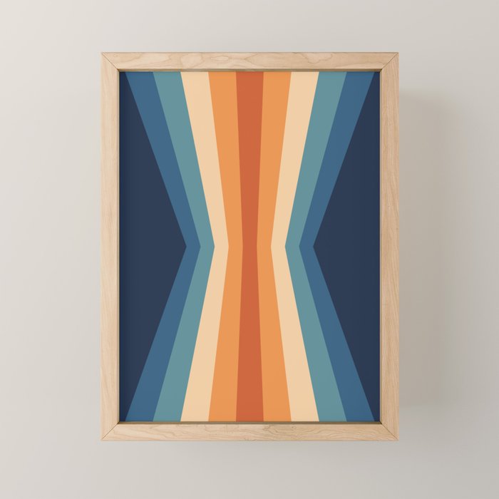 70's Retro Reflection Mini Art Print Gallery Image 1