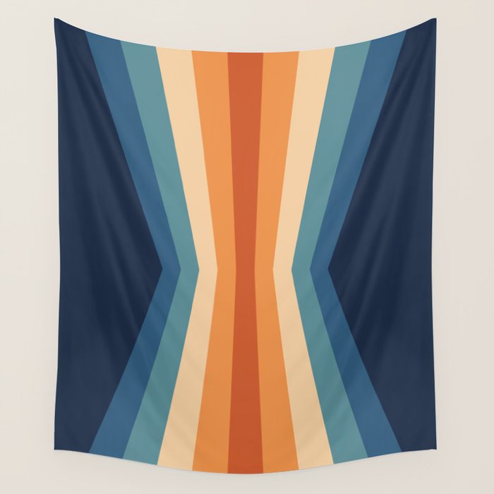 70's Retro Reflection Wall Tapestry Gallery Image 1