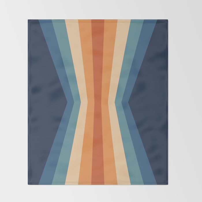 70's Retro Reflection Throw Blanket Gallery Image 2