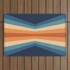 70's Retro Reflection Outdoor Rug Gallery Image 1