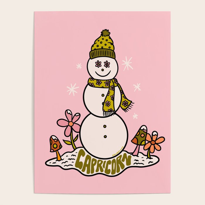 Capricorn Snowman Poster Gallery Image 4
