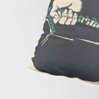 The strangling of a poisonous snake, representing the crushing colour lithograph G. Dorival 1918 Pillow Sham Gallery Image 4