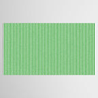 Green and White Stripes Pattern Tablecloth Gallery Image 2