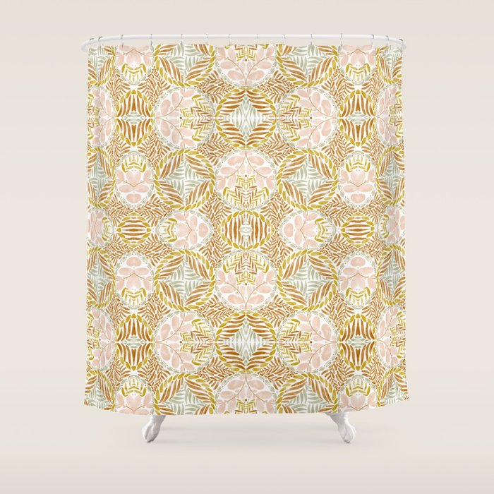 Rustic Leaf Medley Y Shower Curtain Gallery Image 1