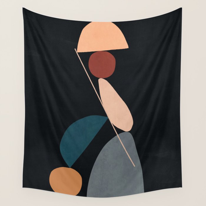 Abstract Stones 16 Wall Tapestry Gallery Image 4