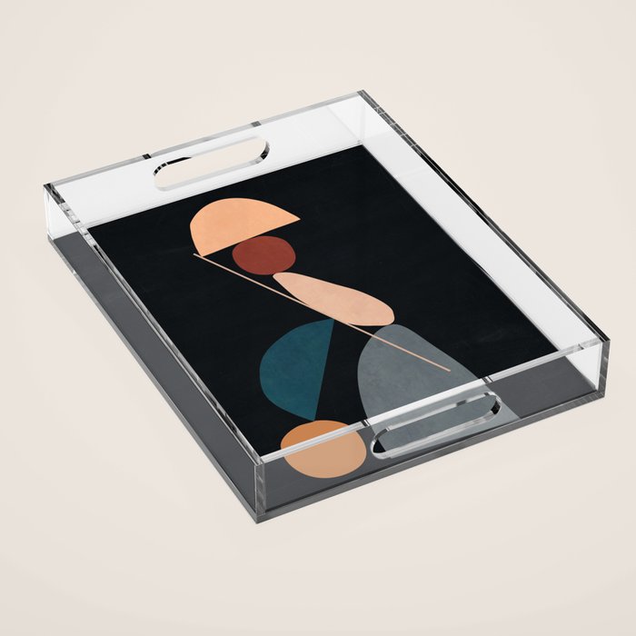 Abstract Stones 16 Acrylic Tray Gallery Image 1