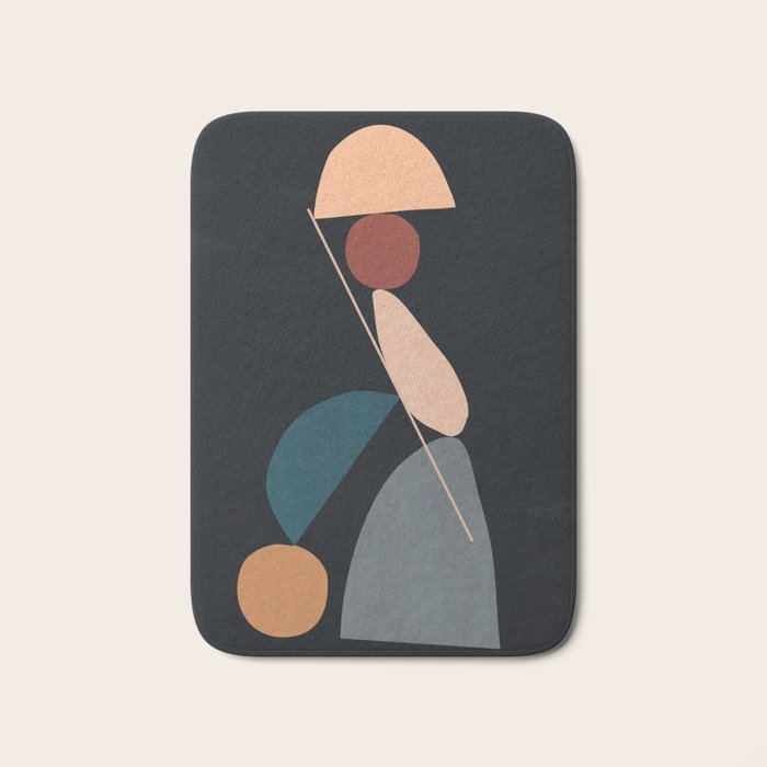 Abstract Stones 16 Bath Mat Gallery Image 1