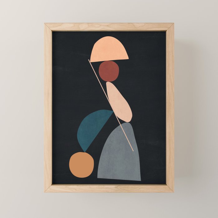 Abstract Stones 16 Mini Art Print Gallery Image 1