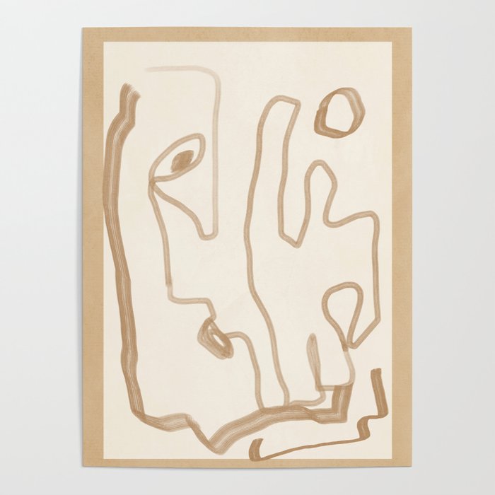 Abstract Loose Line 1 Poster Gallery Image 1