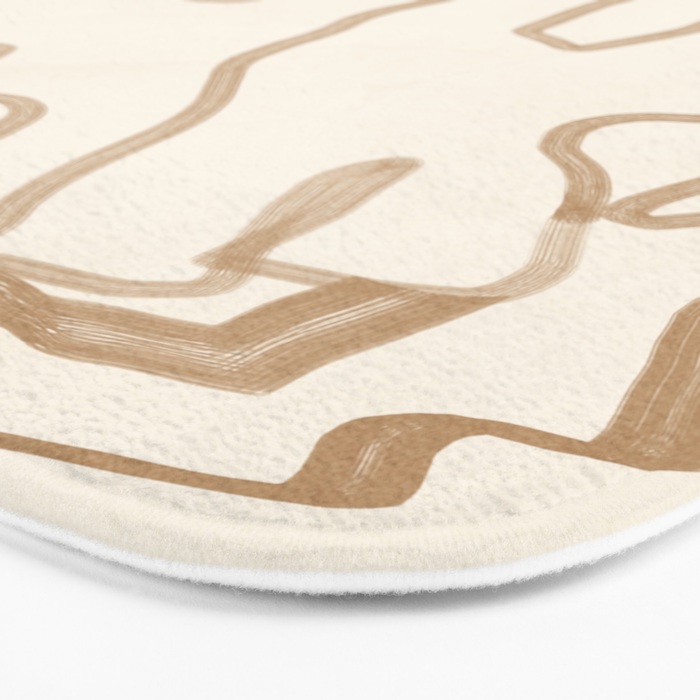 Abstract Loose Line 1 Bath Mat Gallery Image 3