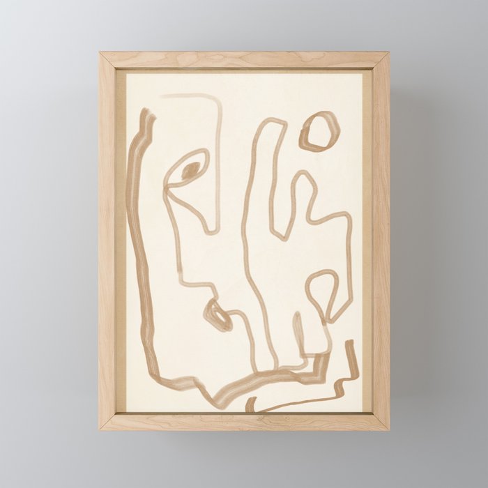 Abstract Loose Line 1 Mini Art Print Gallery Image 1
