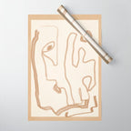 Abstract Loose Line 1 Wrapping Paper Gallery Image 1