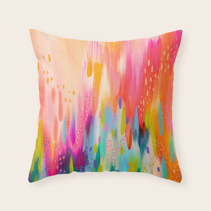 Brushstroke no.92 Throw Pillow Gallery Image 6
