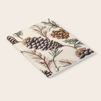 Rustic Christmas Pinecones Notebook Gallery Image 2