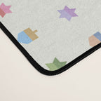 Happy Hanukkah | Dreidels & Star Pattern Desk Mat Gallery Image 4