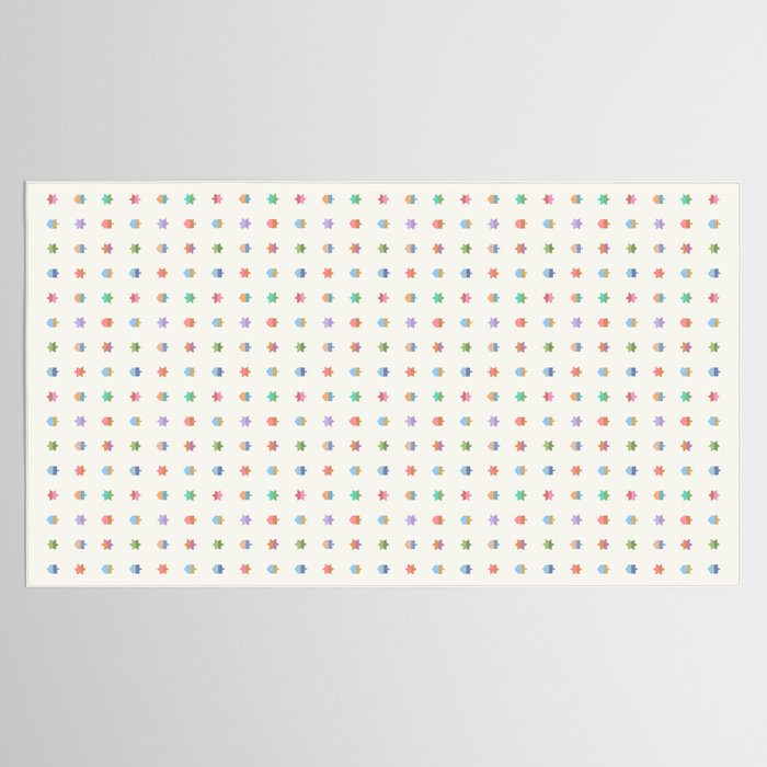 Happy Hanukkah | Dreidels & Star Pattern Tablecloth Gallery Image 2
