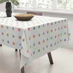 Happy Hanukkah | Dreidels & Star Pattern Tablecloth Gallery Image 3