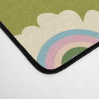 Retro Rainbow Flower Desk Mat Gallery Image 4