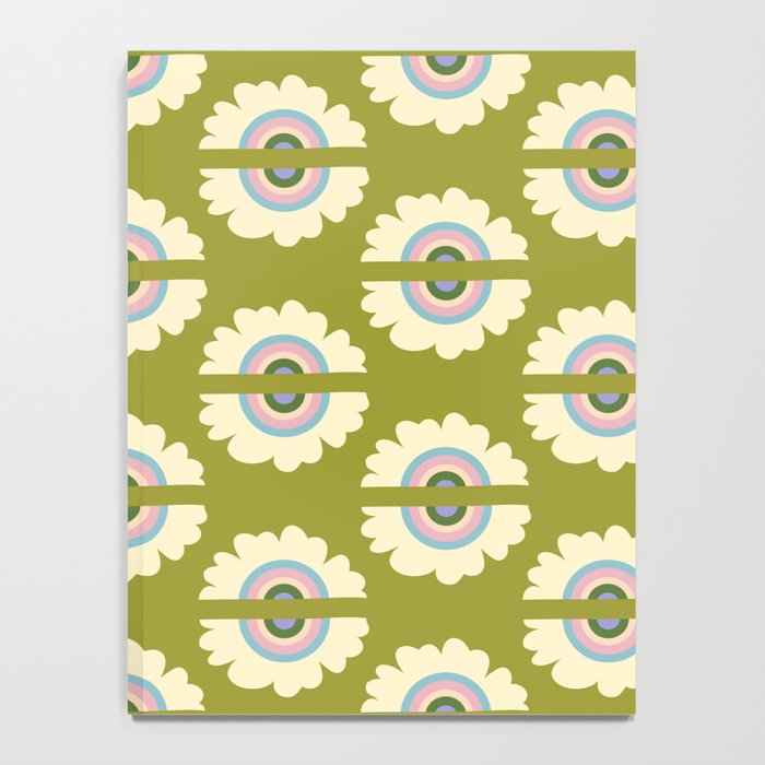 Retro Rainbow Flower Notebook Gallery Image 4