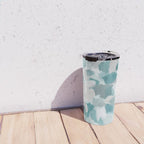 Scattered Seaglass II - Mint Seafoam Green Turquoise Blue Sea Beach Coastal Abstract Ocean Painting Travel Mug Gallery Image 4