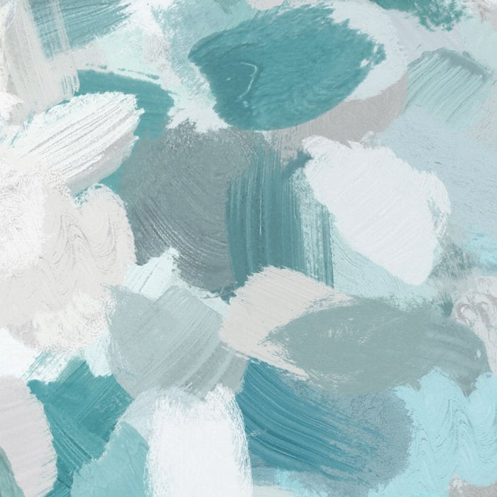 Scattered Seaglass II - Mint Seafoam Green Turquoise Blue Sea Beach Coastal Abstract Ocean Painting Coffee Mug Gallery Image 2