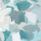 Scattered Seaglass II - Mint Seafoam Green Turquoise Blue Sea Beach Coastal Abstract Ocean Painting Coffee Mug Gallery Image 2