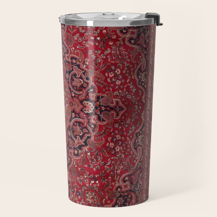 Red Antique Carpet Travel Mug Gallery Image 2