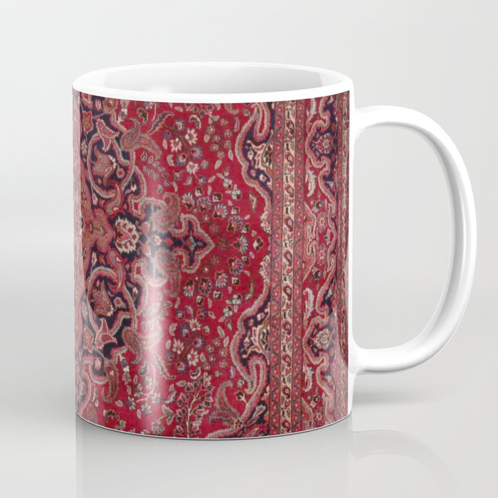 Red Antique Carpet Coffee Mug Gallery Image 1