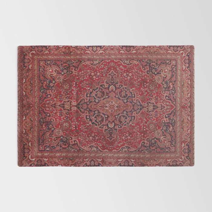 Red Antique Carpet Rug Gallery Image 2