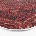 Red Antique Carpet Bath Mat Gallery Image 3