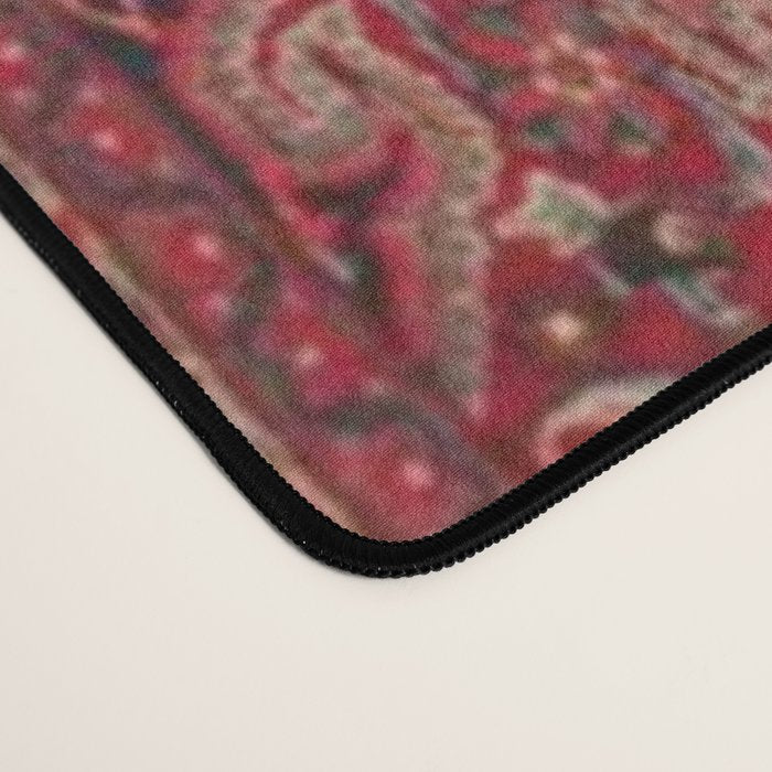 Red Antique Carpet Desk Mat Gallery Image 4