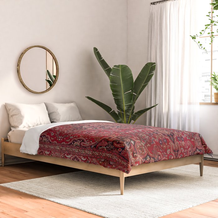 Red Antique Carpet Comforter Gallery Image 2