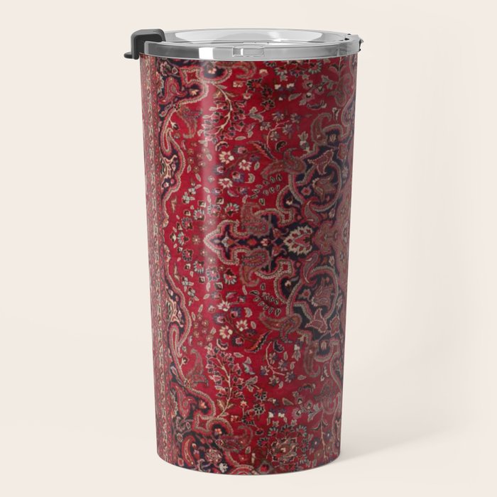 Red Antique Carpet Travel Mug Gallery Image 3