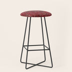 Red Antique Carpet Stool Gallery Image 1