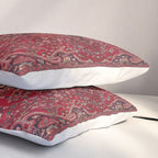 Red Antique Carpet Pillow Sham Gallery Image 3