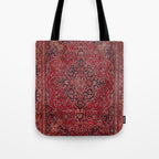 Red Antique Carpet Tote Bag Gallery Image 1