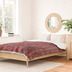 Red Antique Carpet Duvet Cover Gallery Image 2