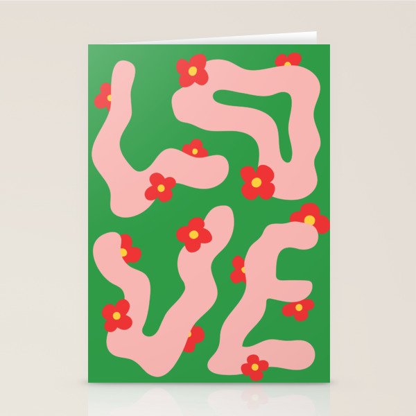 LOVE Stationery Card Gallery Image 1