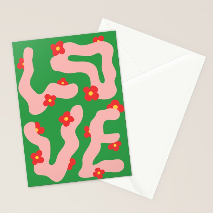 LOVE Stationery Card Gallery Image 2