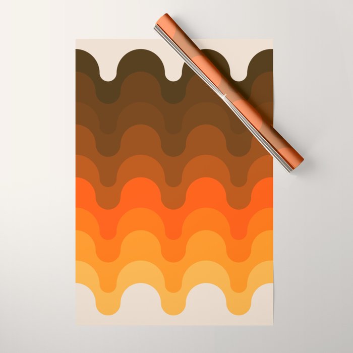 Julio - Golden Wrapping Paper Gallery Image 1