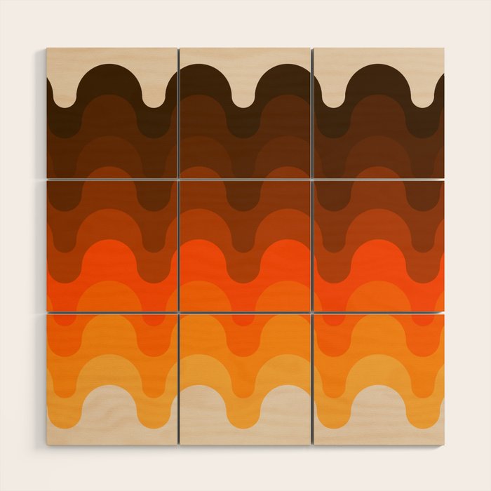 Julio - Golden Wood Wall Art Gallery Image 1