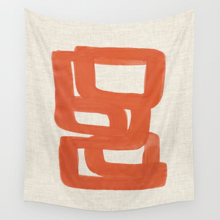 Orange Tank  Wall Tapestry Gallery Image 4