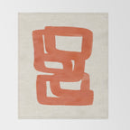 Orange Tank  Throw Blanket Gallery Image 2