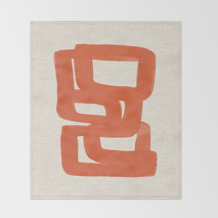 Orange Tank  Throw Blanket Gallery Image 2
