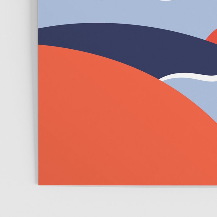 Abstract mountain nature landscape art Poster Gallery Image 3