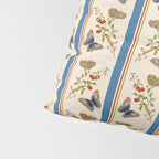 Antique Napoleonic Toile With Stripes And Butterflies Pillow Sham Gallery Image 4