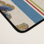 Antique Napoleonic Toile With Stripes And Butterflies Desk Mat Gallery Image 4