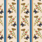 Antique Napoleonic Toile With Stripes And Butterflies Coffee Mug Gallery Image 2