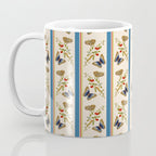 Antique Napoleonic Toile With Stripes And Butterflies Coffee Mug Gallery Image 3