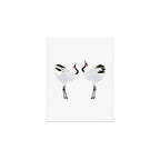 Cranes Dancing Art Print Gallery Image 1